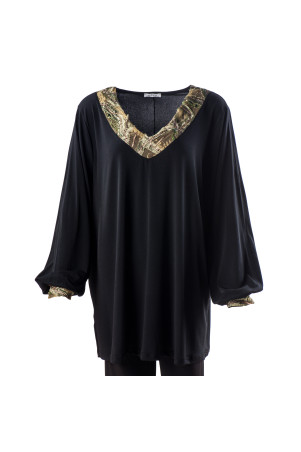 BLOUSE WITH GOLD DETAILS  ✅