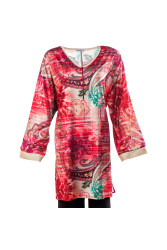 RED BLOUSE TUNIK ✅