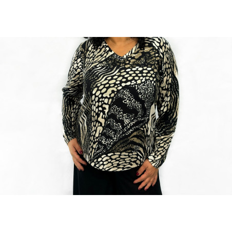 ΜΠΛΟΥΖΑ ANIMAL PRINT .