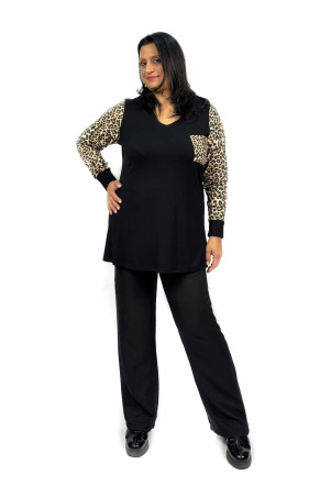 ANIMAL PRINT BLOUSE ✅