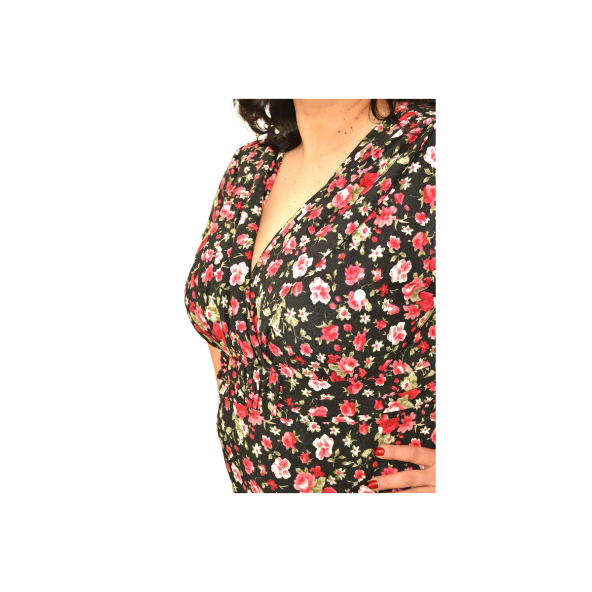ΦΟΡΕΜΑ ΜΕ ΝΤΕΚΟΛΤΕ FLORAL .