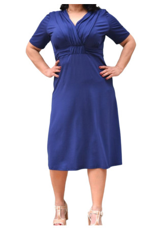 VISCOSE BLUE DRESS ✅