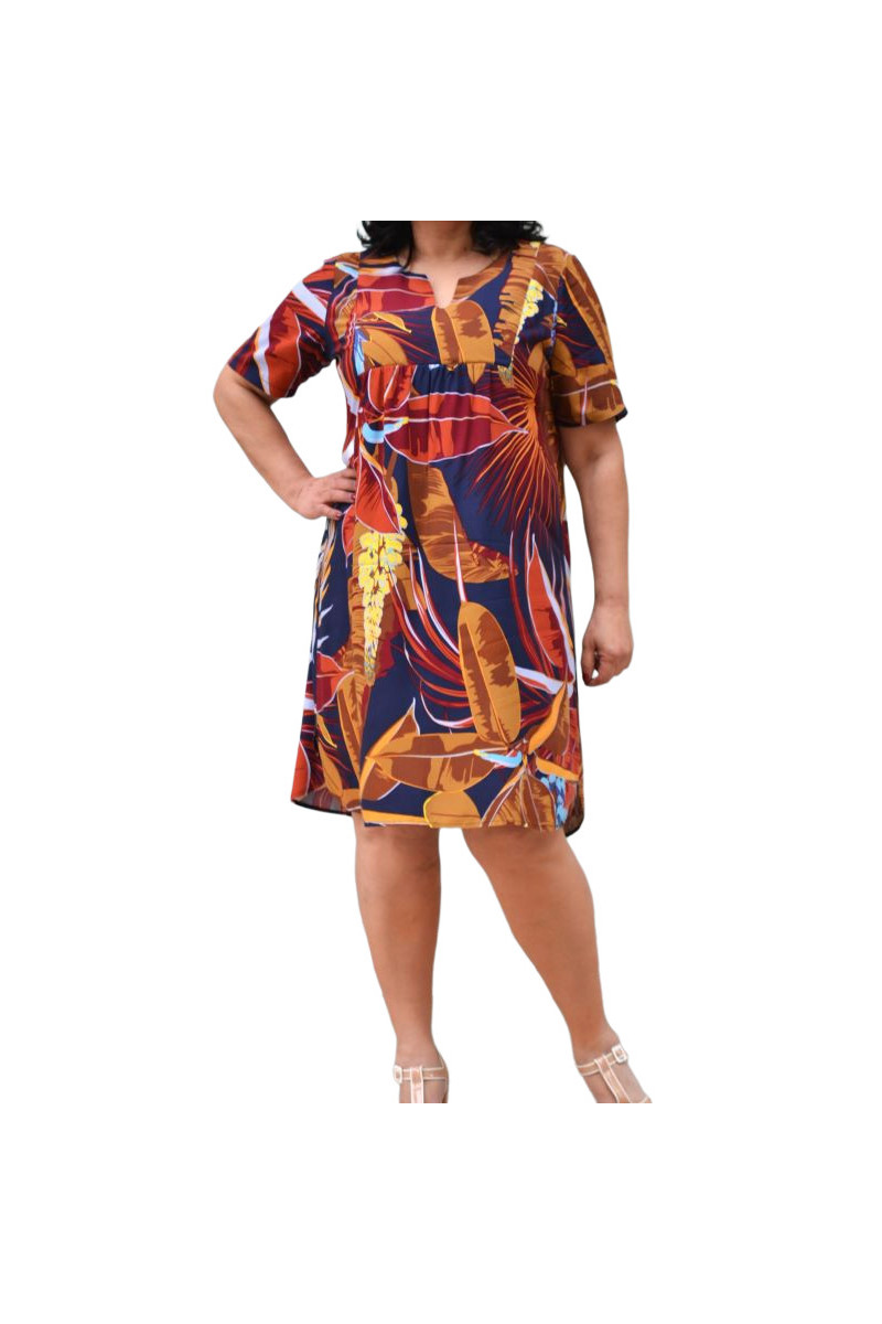 PRINTED VISCOSE DRESS ✅