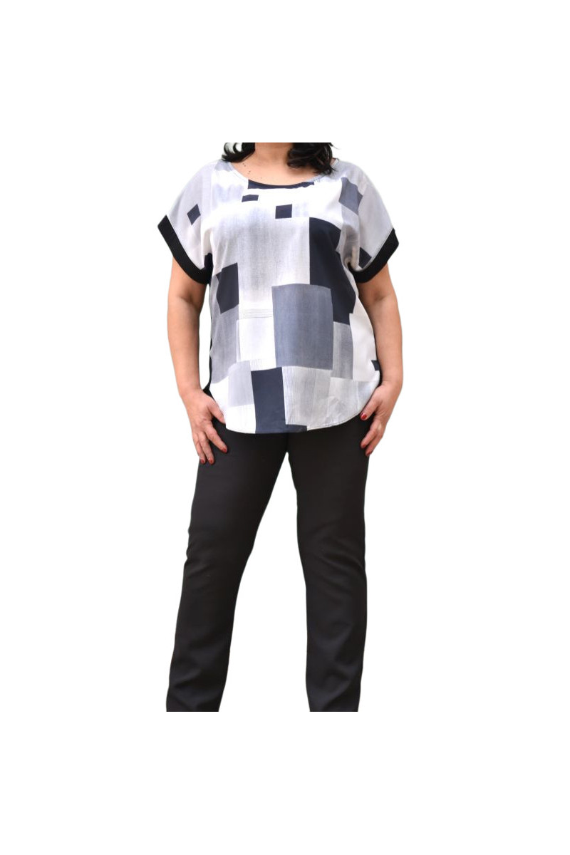 PRINTED CREPE BLOUSE ✅