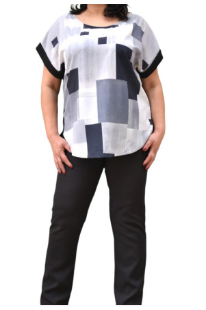 PRINTED CREPE BLOUSE ✅