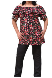 FLORAL OFF-SHOULDER BLOUSE ✅