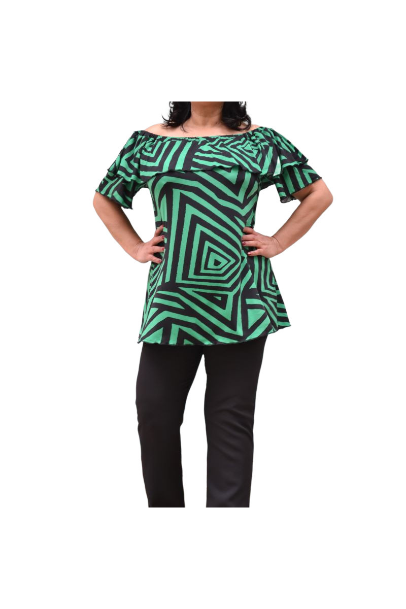 OFF-SHOULDER BLOUSE ✅