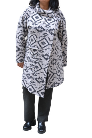 GREY COTTON CARDIGAN ✅