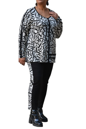 GREY / BLACK BLOUSE ✅