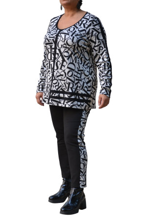 GREY / BLACK BLOUSE ✅