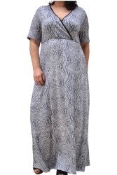 MAXI SNAKE PRINT DRESS ✅