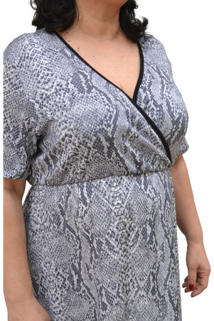 MAXI SNAKE PRINT DRESS ✅