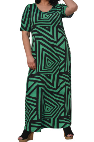 GREEN MAXI DRESS ✅