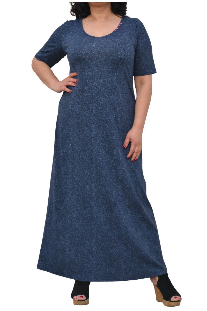 MAXI DRESS DENIM STYLE ✅