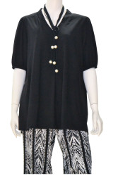 BLACK COTTON BLOUSE ✅