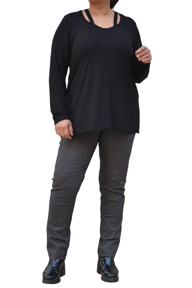 VISCOSE BLACK BLOUSE ✅