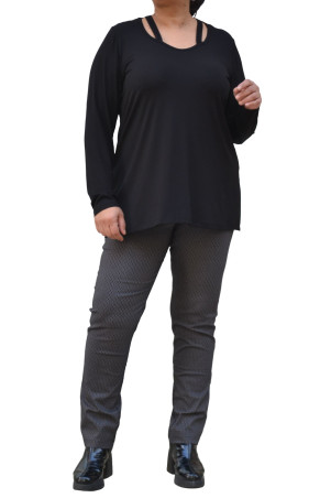 VISCOSE BLACK BLOUSE ✅