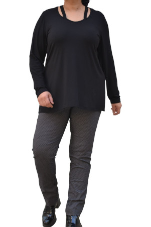 VISCOSE BLACK BLOUSE ✅