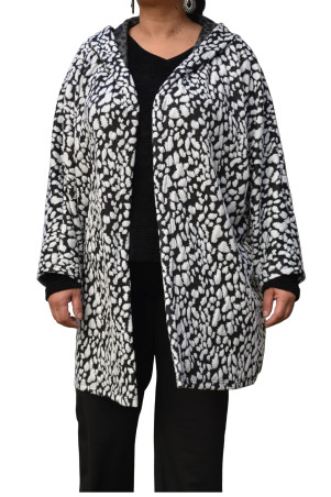 BLACK / WHITE CARDIGAN ✅