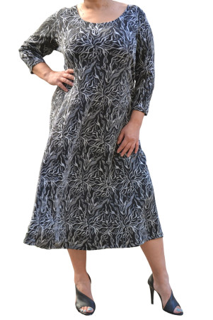 CHIC BLACK/SILVER DRESS ✅