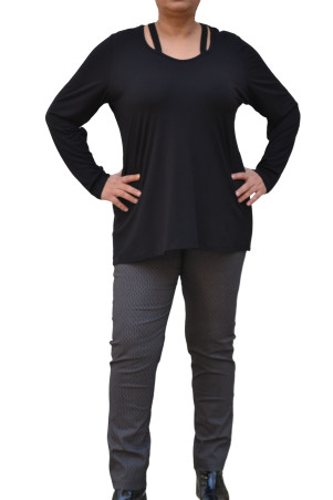 VISCOSE BLACK BLOUSE ✅