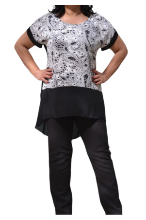 ΑΣΠΡΟΜΑΥΡΟ ΜΠΛΟΥΖΟΦΟΡΕΜΑ ✅