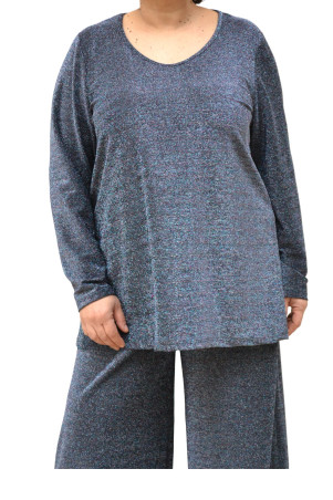 ΜΠΛΕ ΓΥΑΛΙΣΤΕΡΗ ΜΠΛΟΥΖΑ ✅