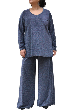 WIDE LEG SHINY TROUSERS ✅