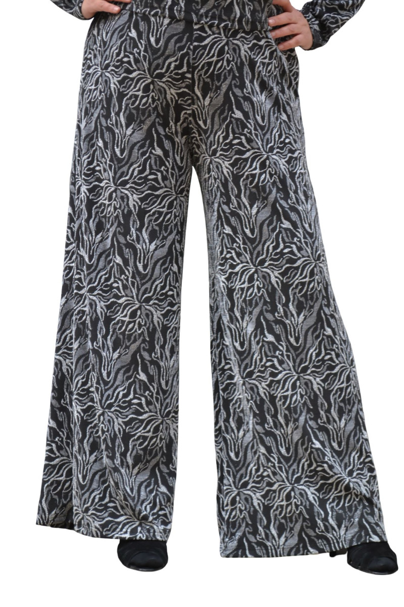 WIDE SILVER TROUSERS ✅