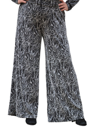 WIDE SILVER TROUSERS ✅