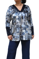 BLUE VELVET BLOUSE ✅