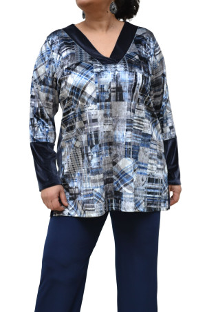 BLUE VELVET BLOUSE ✅