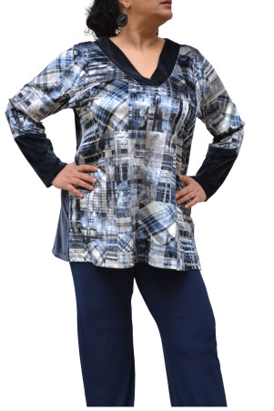 BLUE VELVET BLOUSE ✅