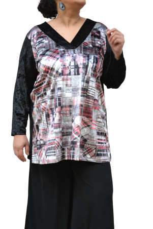 VELVET RED BLOUSE ✅