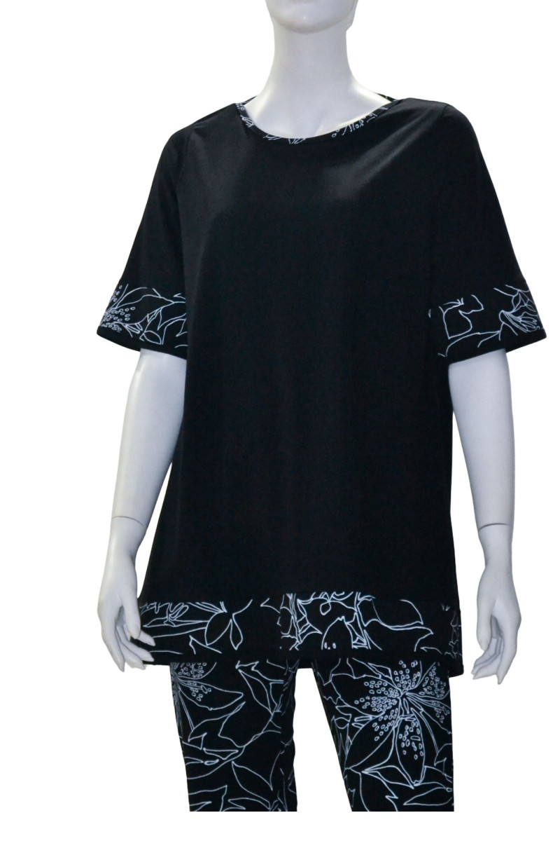 BLACK COTTON BLOUSE ✅