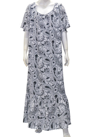 BLACK/WHITE MAXI DRESS✅