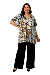 ELASTIC  VISCOSE TUNIC ✅