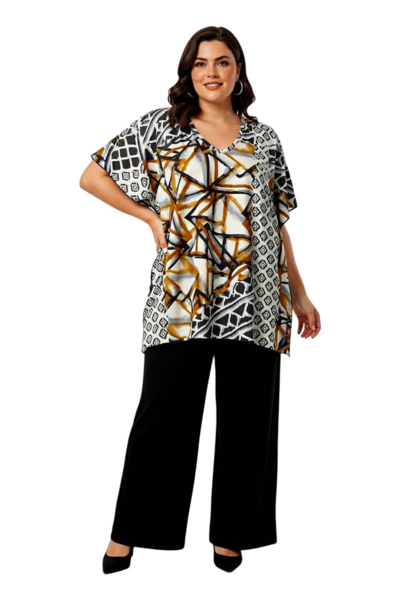 ELASTIC  VISCOSE TUNIC ✅