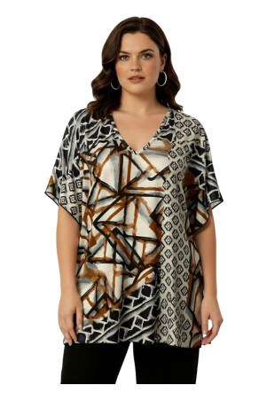 ELASTIC  VISCOSE TUNIC ✅