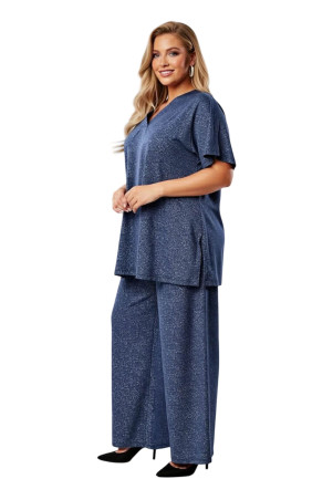 BLUE VISCOSE BLOUSE ✅