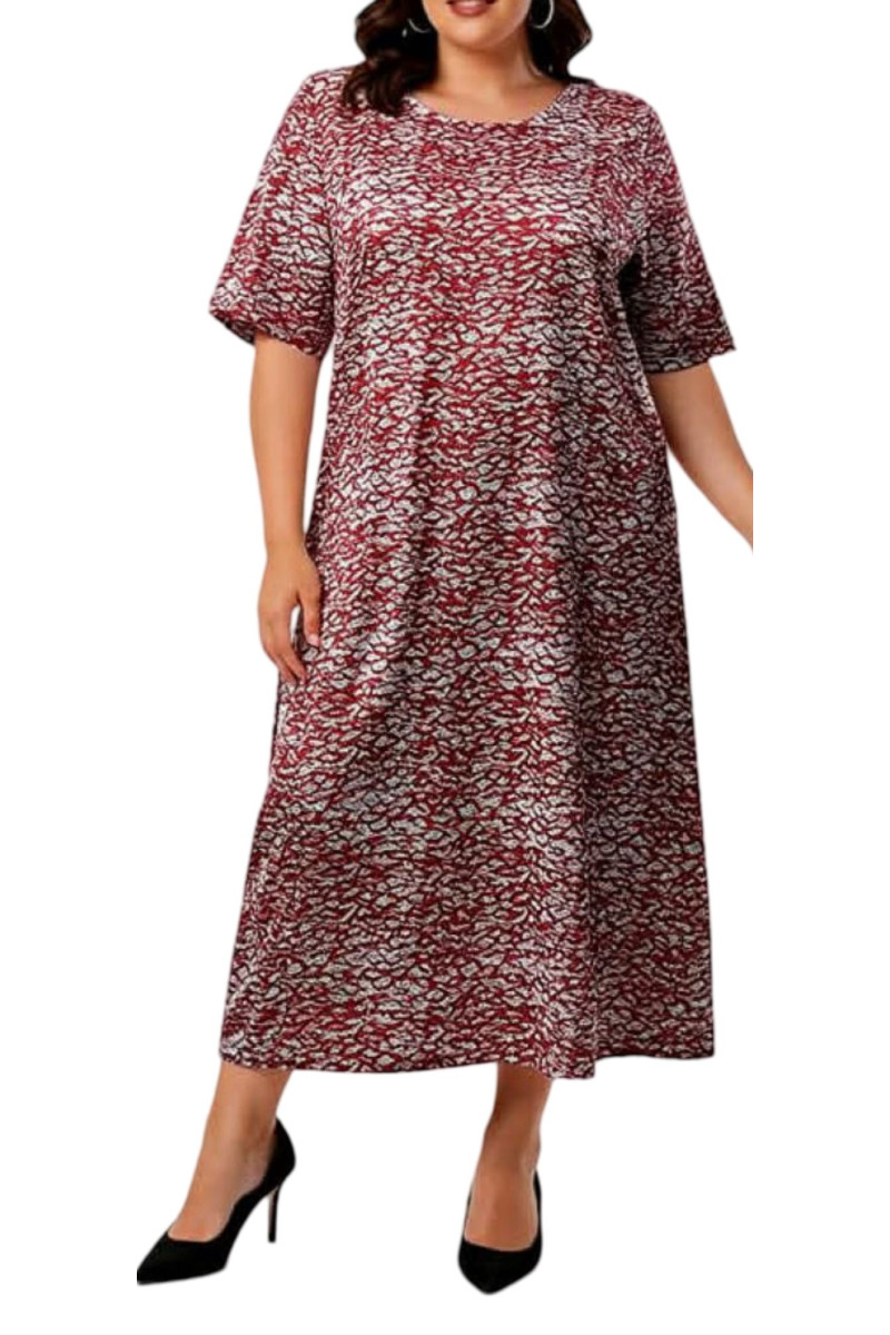 BURGUNDY ELEGANT DRESS ✅