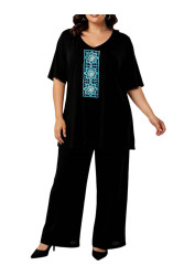 TURQUOISE DESIGN BLOUSE✅