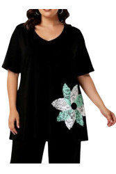 BLOUSE WITH FLOWER ✅