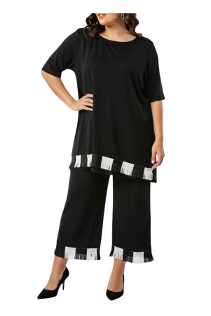 BLACK VISCOSE BLOUSE ✅