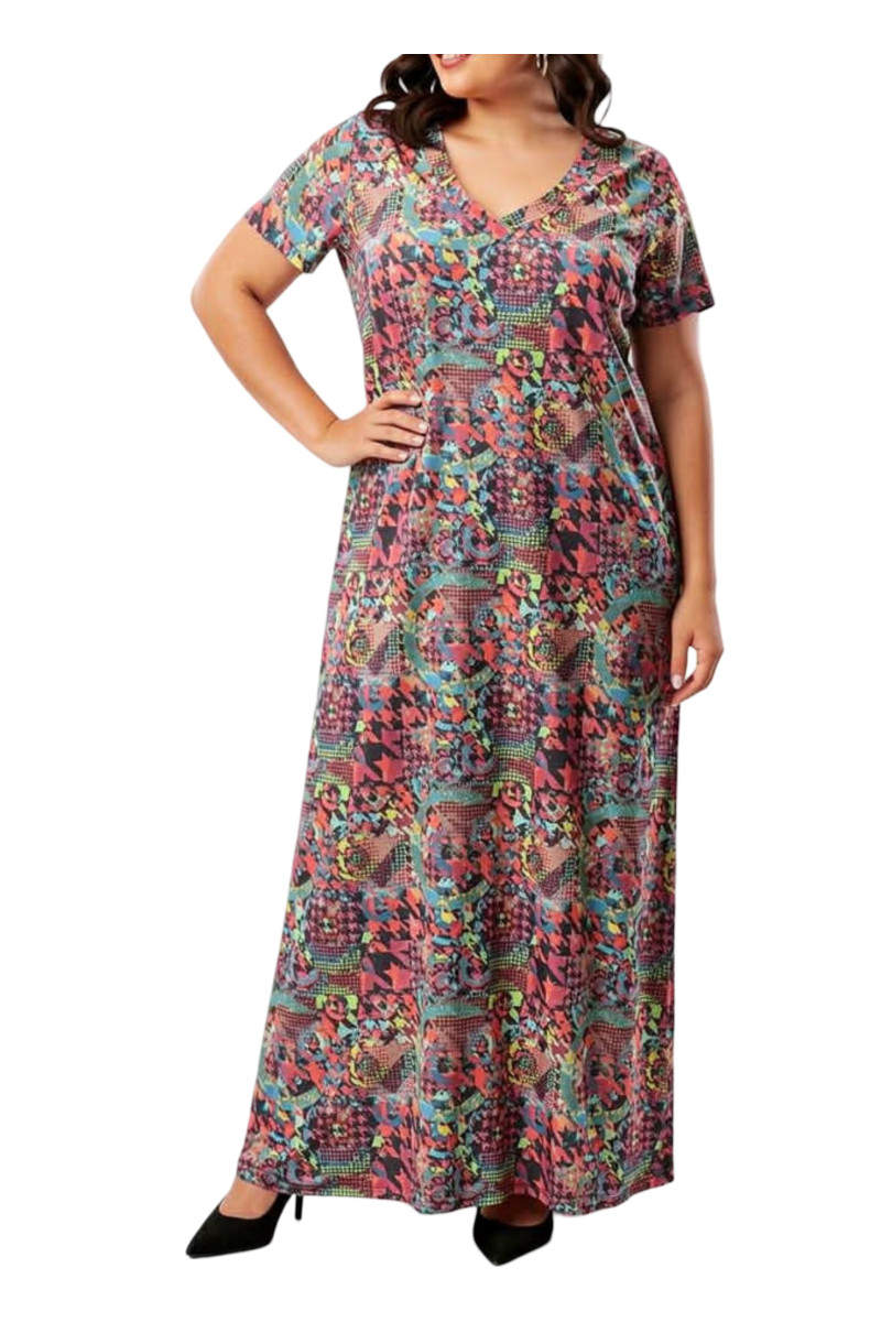 MAXI PRINTED DRESS ✅