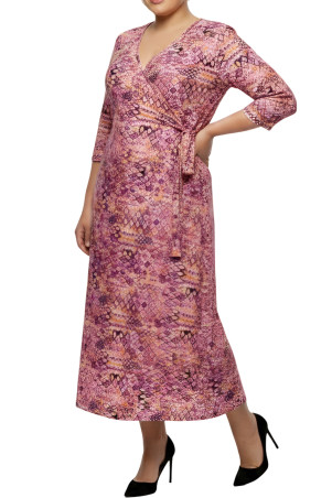 PINK WRAP DRESS ✅