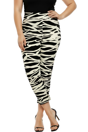 BLACK WHITE PANTS ✅