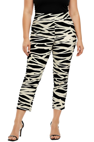 BLACK WHITE PANTS ✅