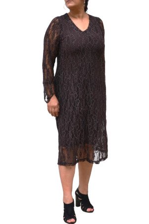 elastiko kafe forema dandelas plus size