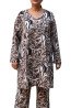Μπλούζα Mohair Extra Size με Εμπριμέ Σχέδιο – Ζεστή & Κομψή